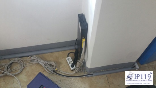랜선정리 및 랜공사 작업 감사합니다