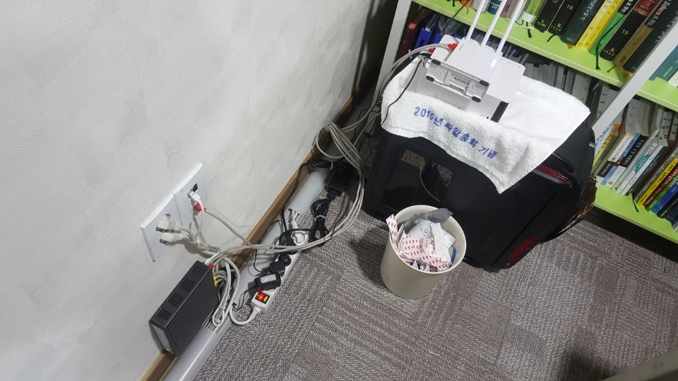 논현동 랜선정리 및 랜공사