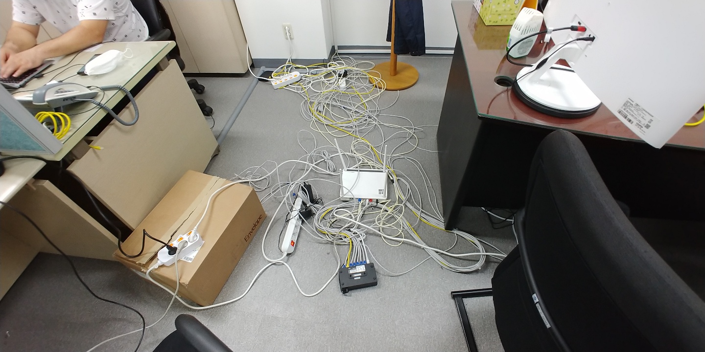 금천구 네트워크구축/랜공사 현장스케치